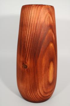 Holzvase Mahagoni